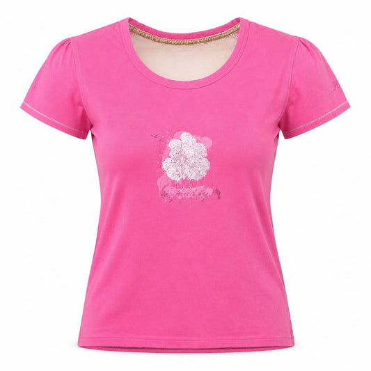 Womens UK Size 12 Regatta Pink Basic T-Shirt