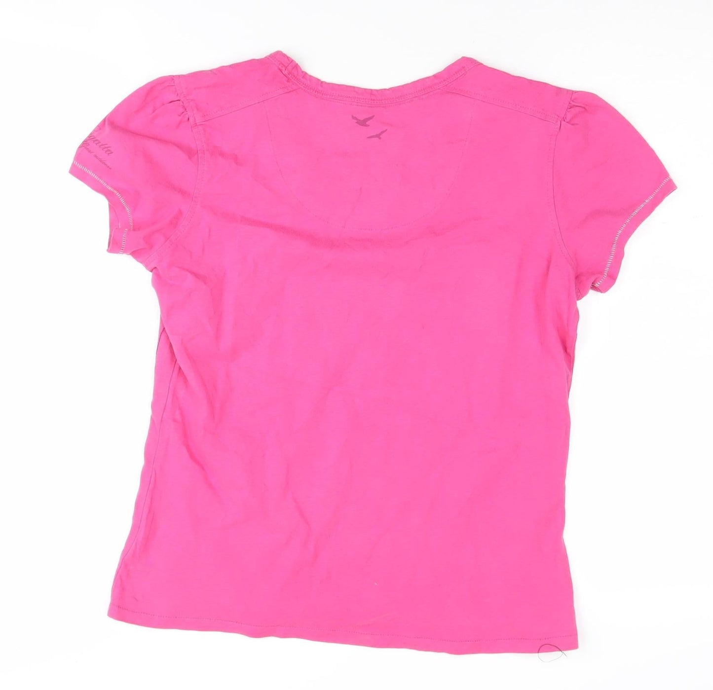 Womens UK Size 12 Regatta Pink Basic T-Shirt