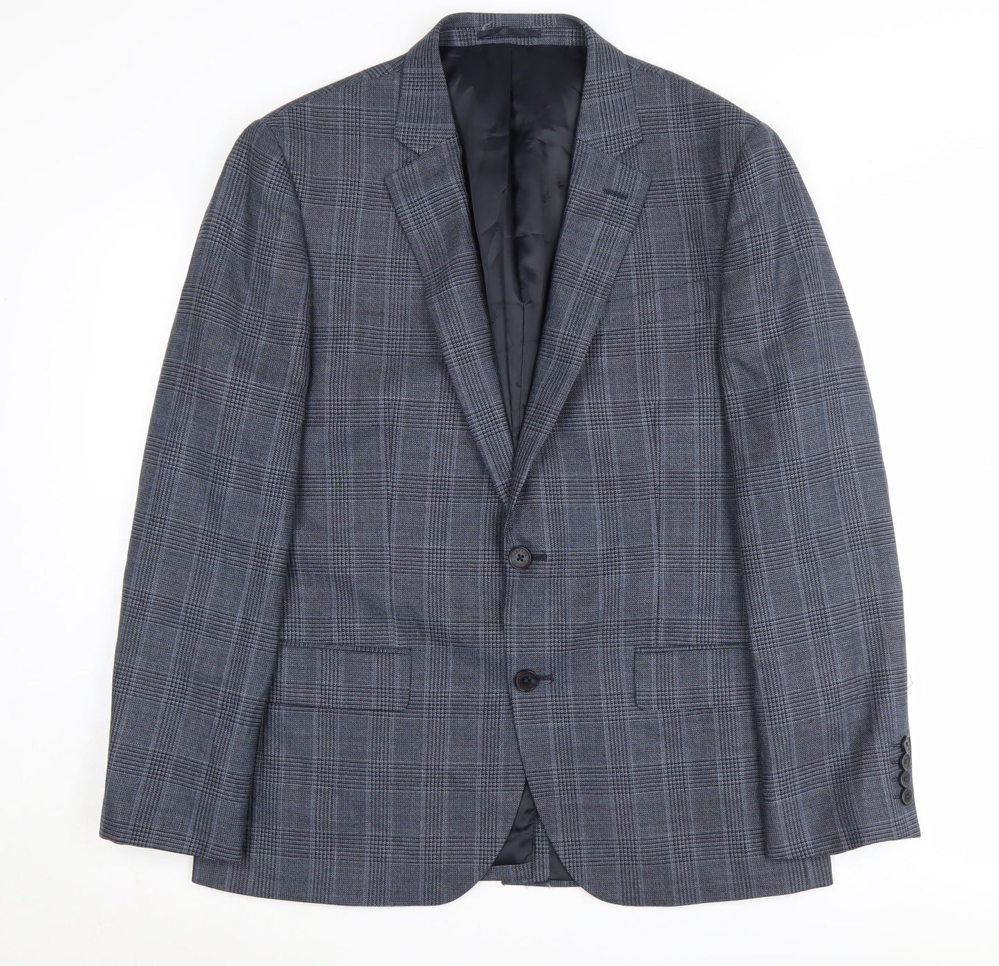 Mens UK Size 40 Jaeger Regular Grey Suit Jacket