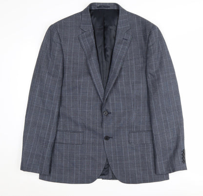Mens UK Size 40 Jaeger Regular Grey Suit Jacket