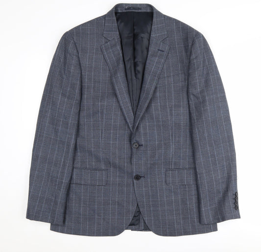 Mens UK Size 40 Jaeger Regular Grey Suit Jacket