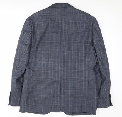 Mens UK Size 40 Jaeger Regular Grey Suit Jacket