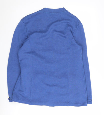 Womens UK Size M Jacques Vert Blue Cardigan Jumper