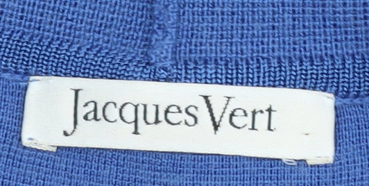 Womens UK Size M Jacques Vert Blue Cardigan Jumper
