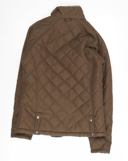 Womens UK Size 10 Regatta Brown Quilted Coat