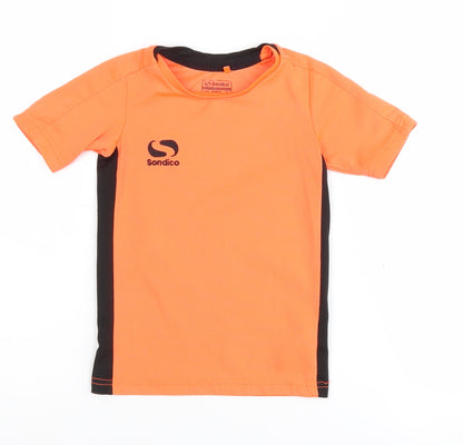 Sondico Boys Orange T-Shirt, Size 3-4 Years, Sports Style