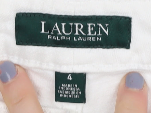 Lauren Ralph Lauren Women's White Jeans Size 4