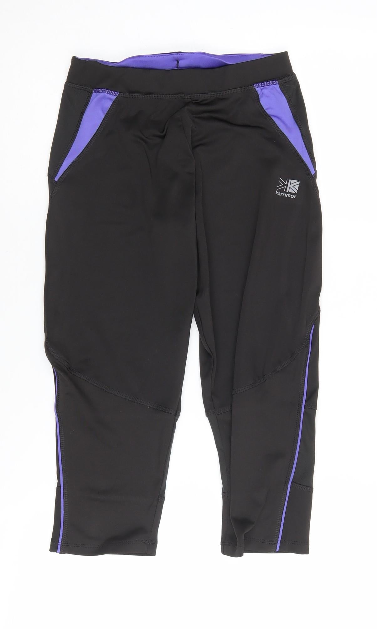 Karrimor Women’s Black Cropped Leggings Size 10, Running Essential