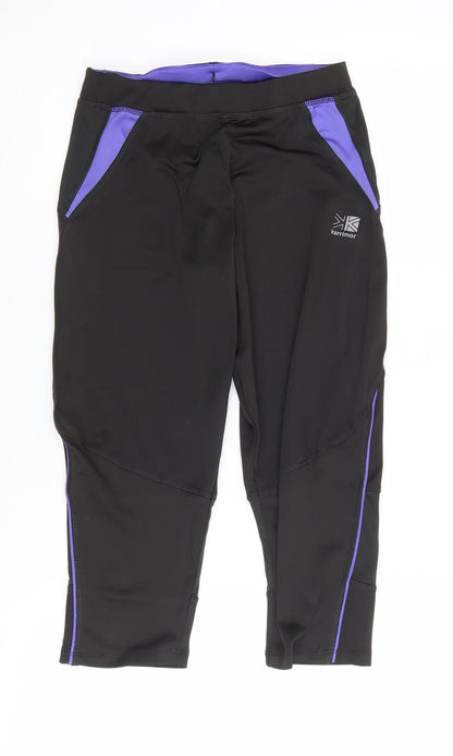Karrimor Women’s Black Cropped Leggings Size 10, Running Essential