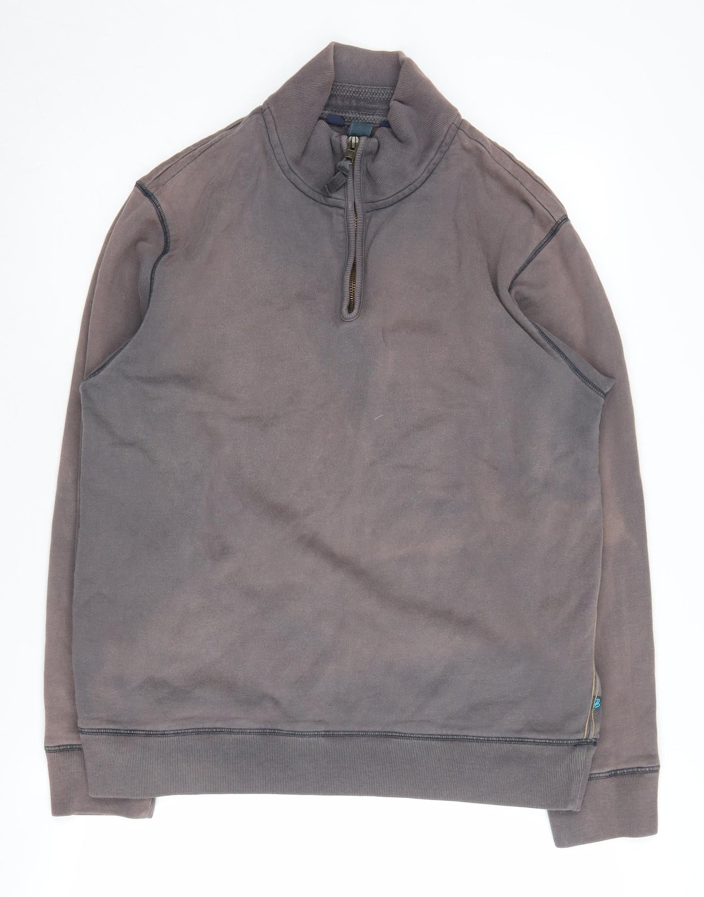 Mens UK Size M Boden Grey 1/4 Zip Sweatshirt