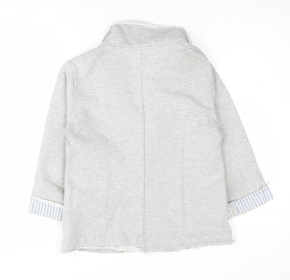 SoulCal & Co Women's Grey Blazer, Size 14, Casual Autumn Wear