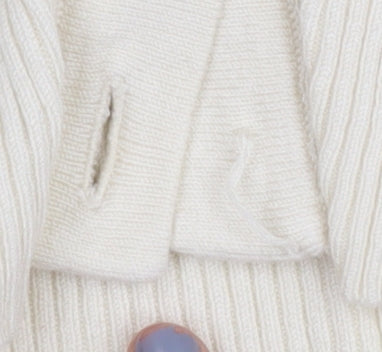 Womens UK Size L Jacqueline de Yong Ivory Cardigan Jumper