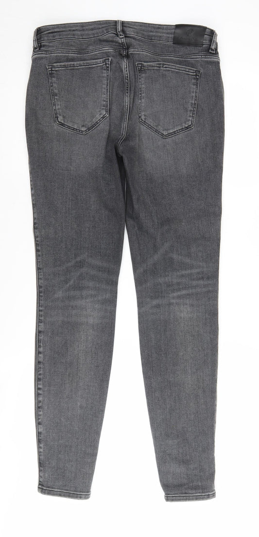 Massimo Dutti Women's Grey Skinny Jeans, Size 12, Excellent