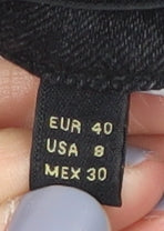 Massimo Dutti Women's Grey Skinny Jeans, Size 12, Excellent