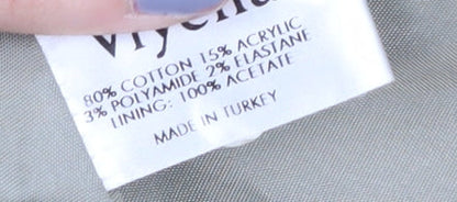 Viyella Women's Multicoloured Blazer Size 8 Regular Suit Jacket