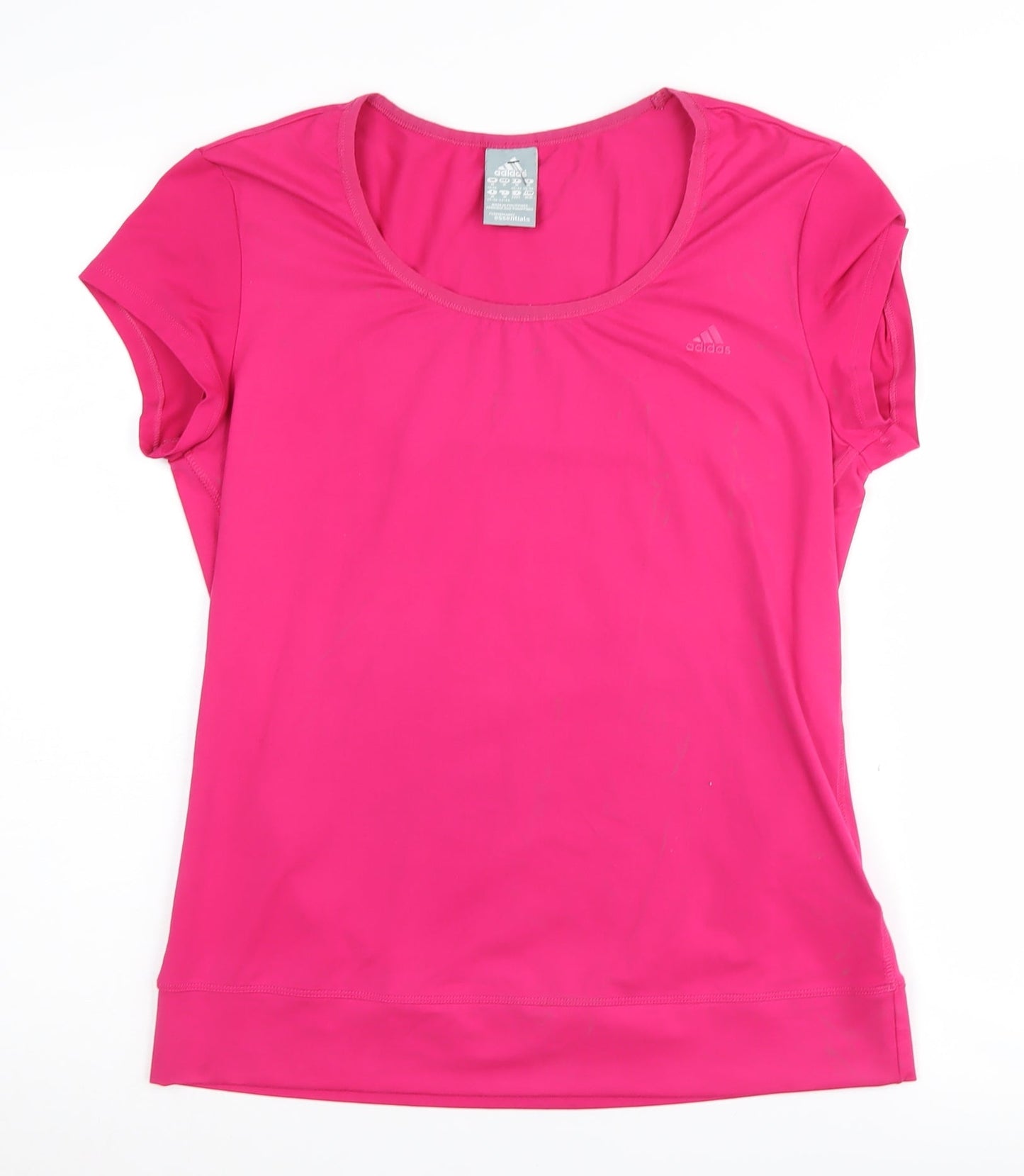 Womens UK Size M adidas Pink Basic T-Shirt