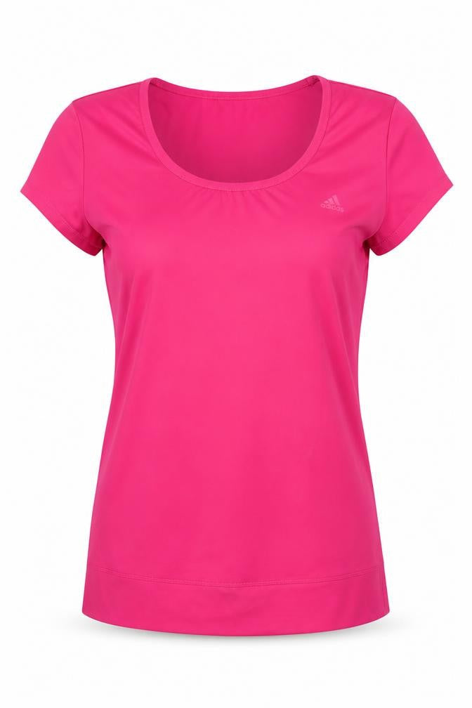 Womens UK Size M adidas Pink Basic T-Shirt