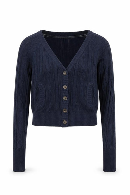 Womens UK Size 10 SoulCal Blue Cardigan Jumper