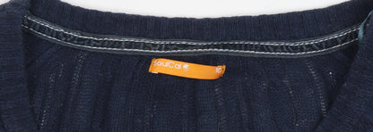 Womens UK Size 10 SoulCal Blue Cardigan Jumper