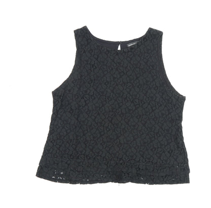 Banana Republic Women's Black Lace Tank Top, L Size