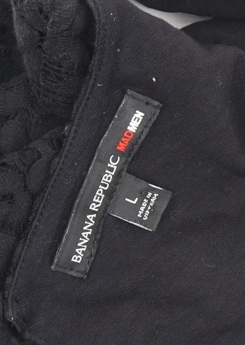 Banana Republic Women's Black Lace Tank Top, L Size