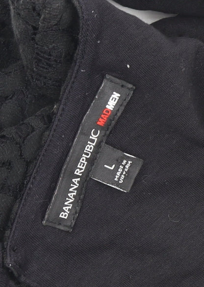 Banana Republic Women's Black Lace Tank Top, L Size