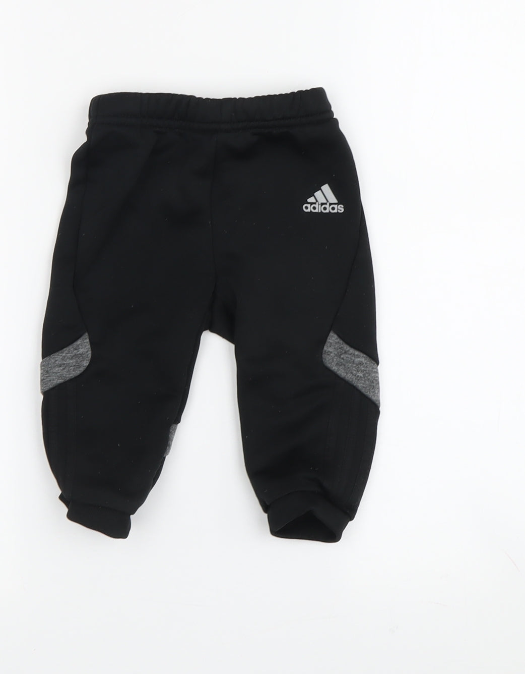 Adidas Unisex Baby Black Jogger Trousers 9-12 Months