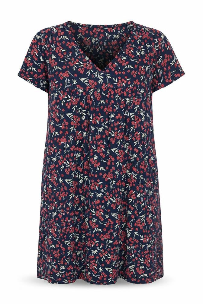FatFace Women's Multicoloured Floral Shift Dress