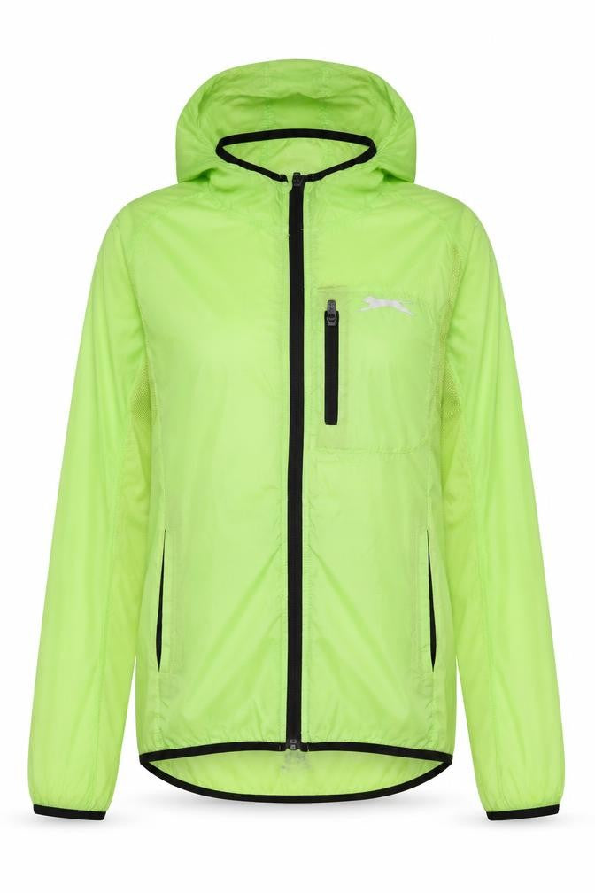 Womens UK Size S Slazenger Green Windbreaker Coat