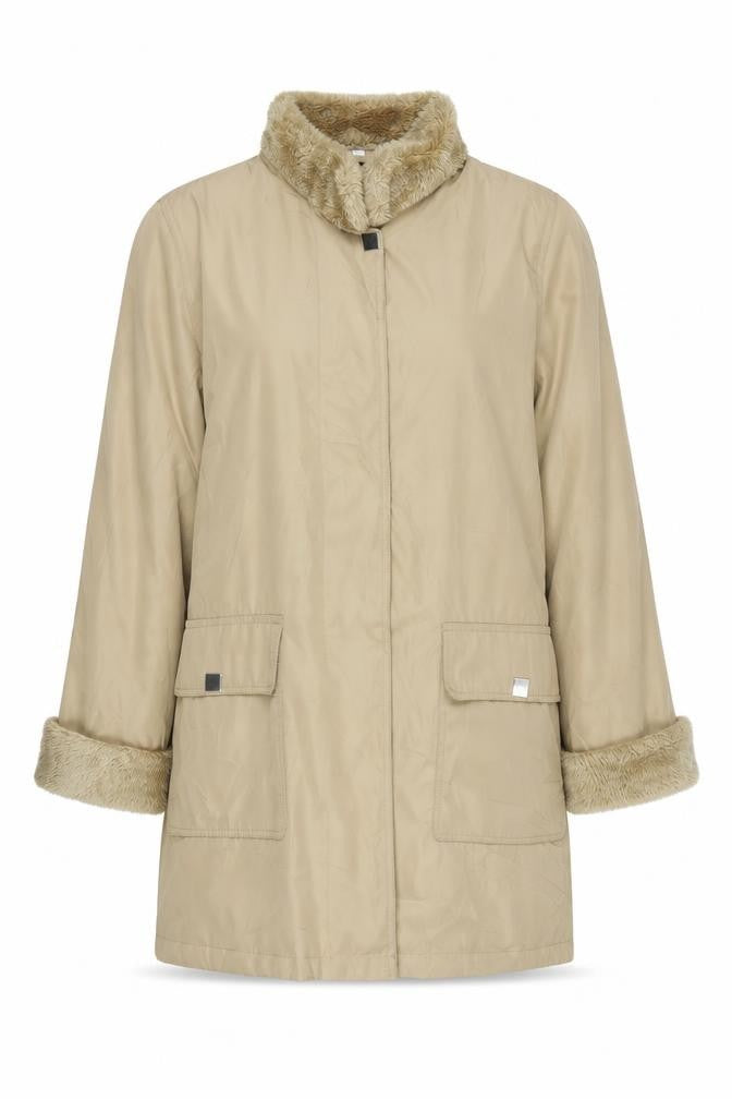 Womens UK Size XL Roman Originals Beige Overcoat