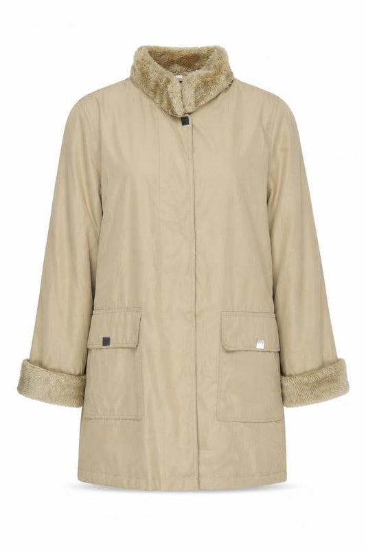 Womens UK Size XL Roman Originals Beige Overcoat