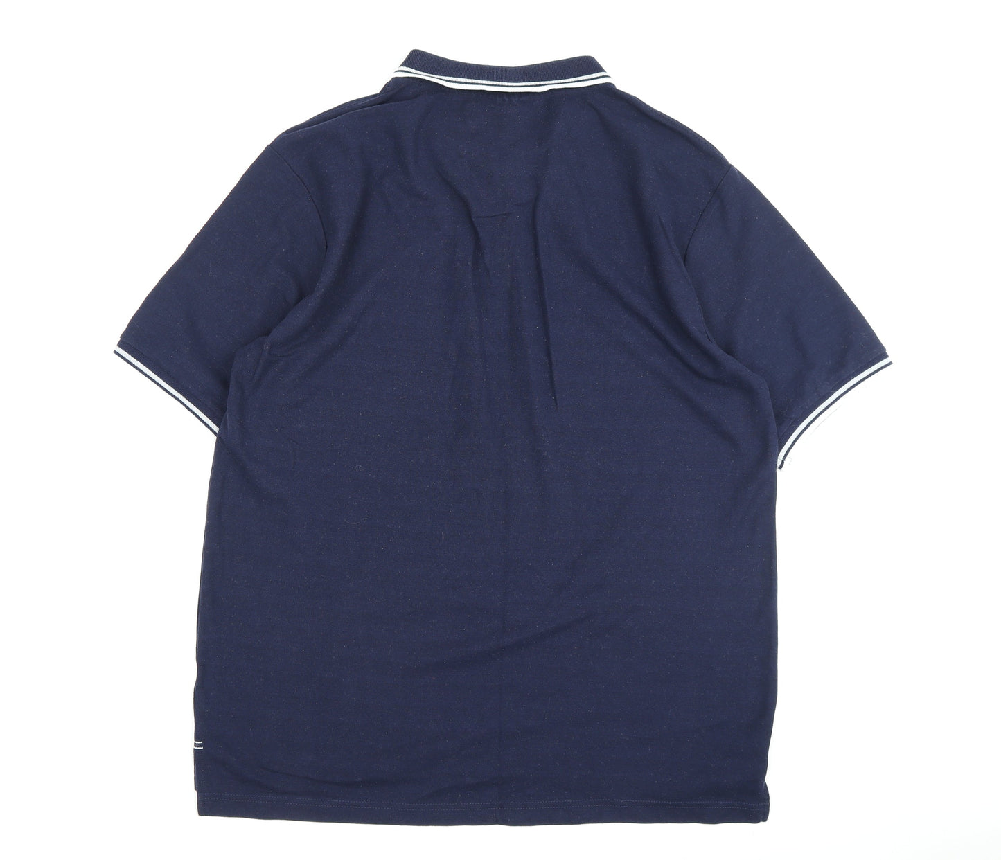 Slazenger Men's Blue Polo Shirt Medium