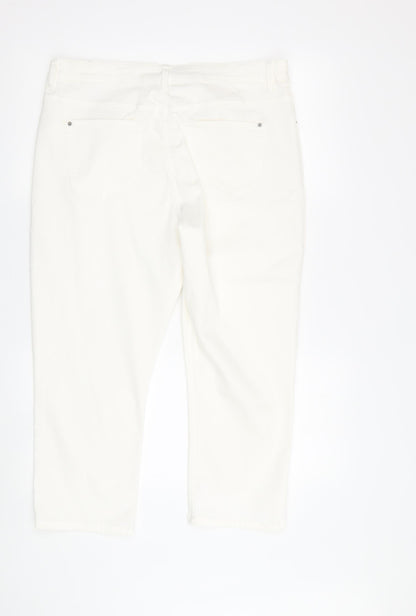 Marks and Spencer Women's White Skinny Jeans Size 14
