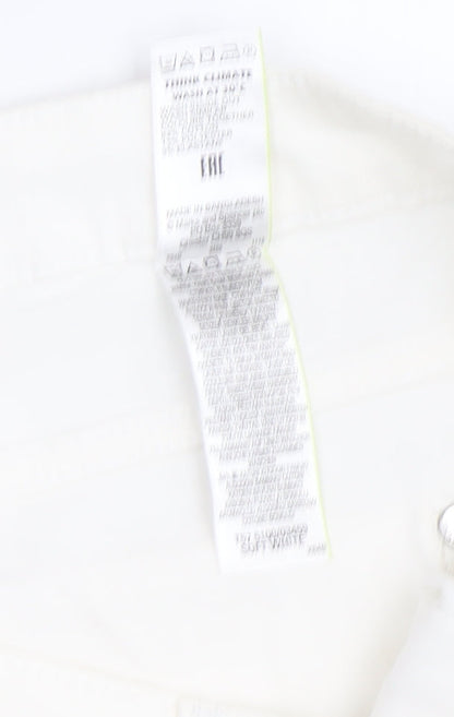Marks and Spencer Women's White Skinny Jeans Size 14