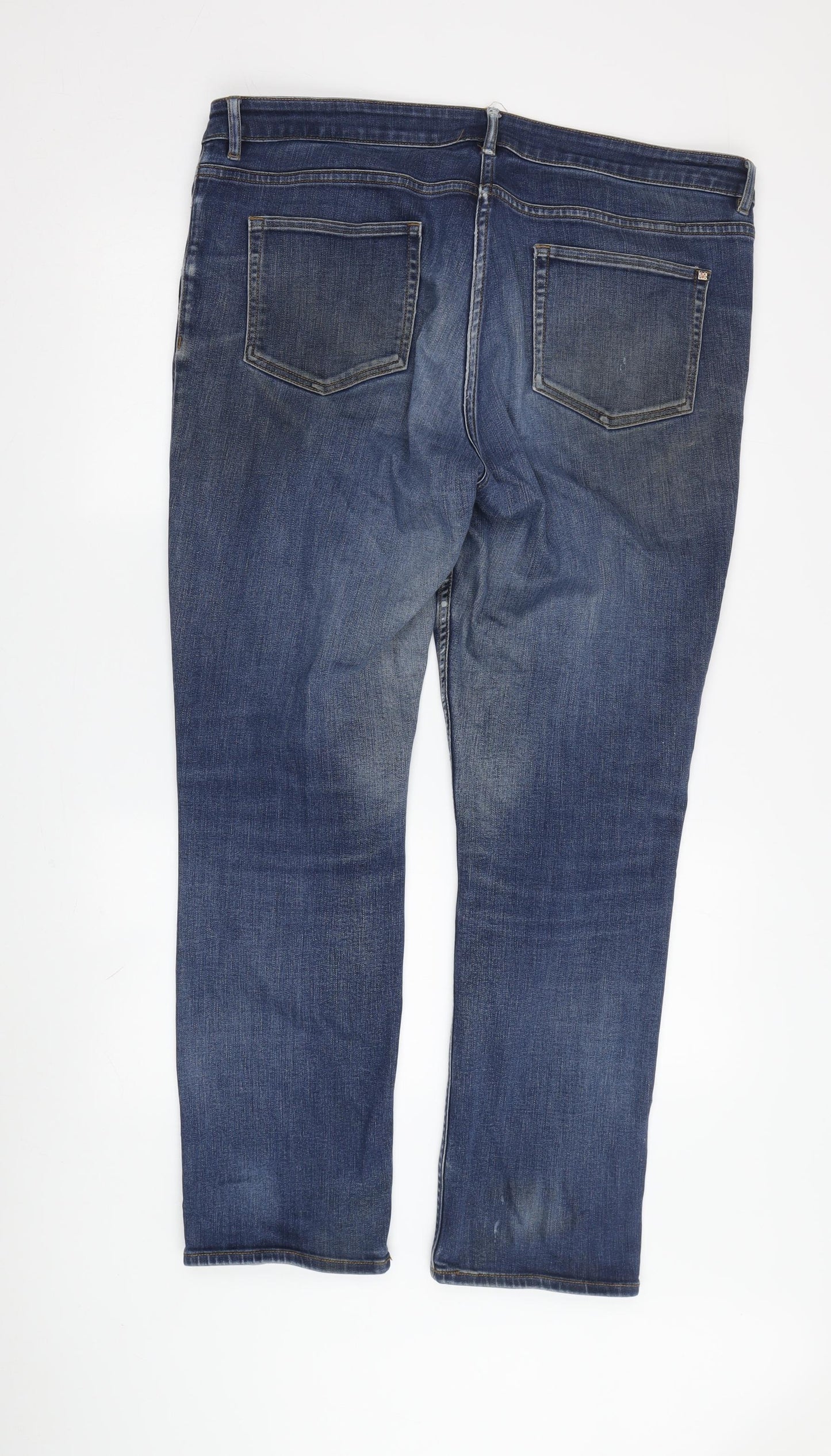 Maine Women's Blue Straight Jeans Size 16