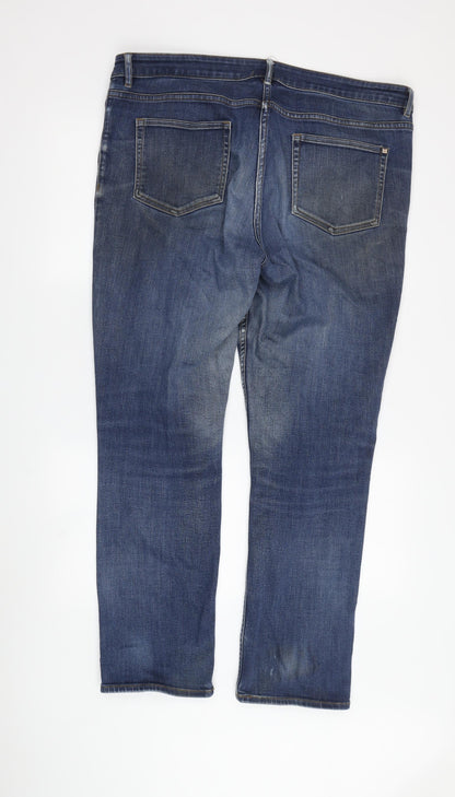 Maine Women's Blue Straight Jeans Size 16