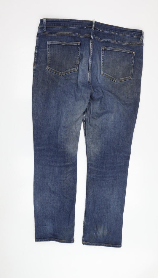 Maine Women's Blue Straight Jeans Size 16