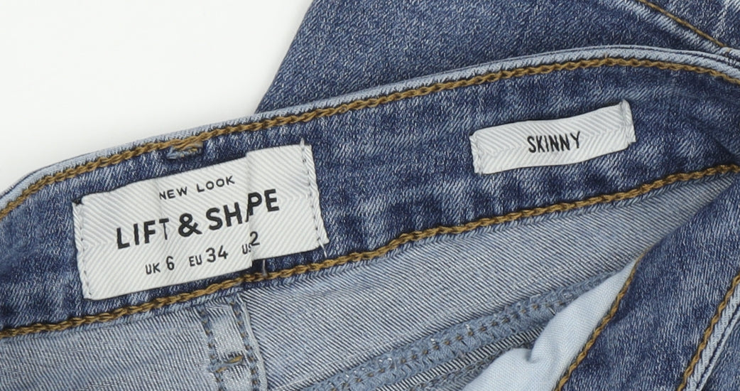 New Look Women's Blue Skinny Jeans Size 6