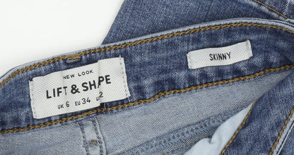 New Look Women's Blue Skinny Jeans Size 6