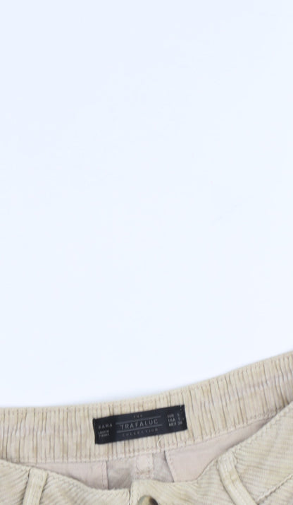 Zara Women's Beige Chino Shorts Size 7