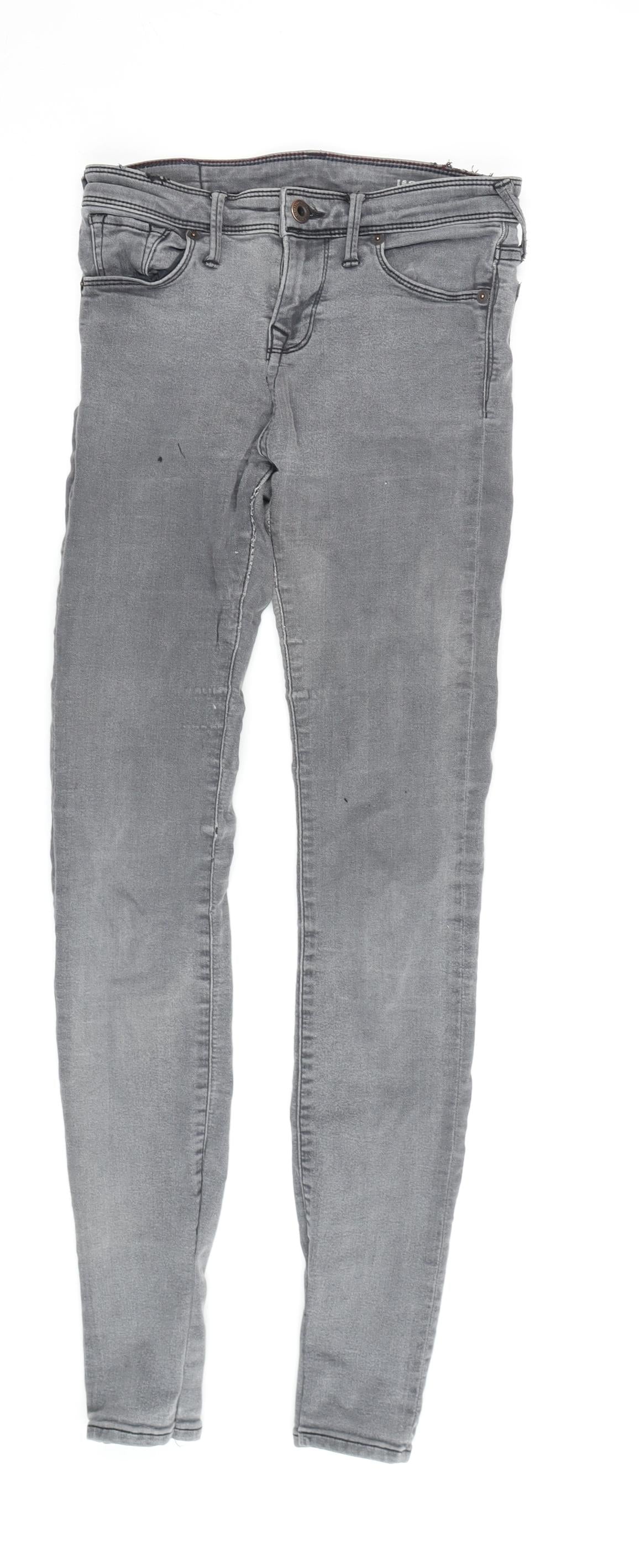 Jack Wills Men's Grey Skinny Jeans W26 L32