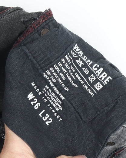 Jack Wills Men's Grey Skinny Jeans W26 L32