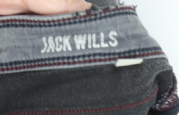 Jack Wills Men's Grey Skinny Jeans W26 L32