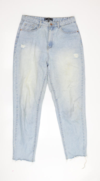 Riot Women's Blue Mom Jeans, Size 12, High Rise