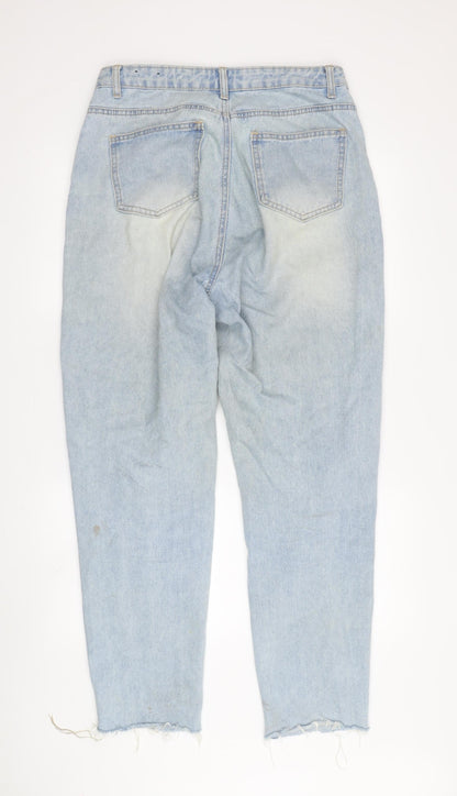 Riot Women's Blue Mom Jeans, Size 12, High Rise