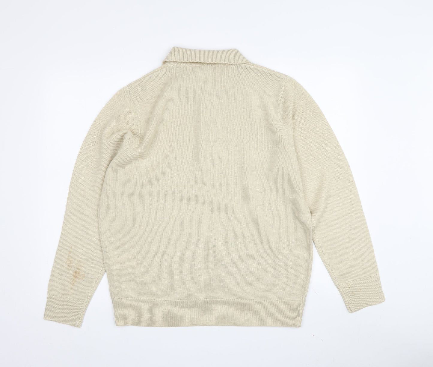 Womens UK Size 18 Damart Beige Cardigan Jumper