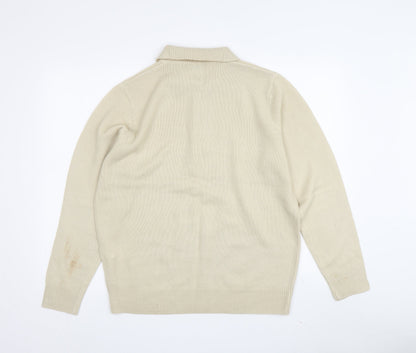 Womens UK Size 18 Damart Beige Cardigan Jumper