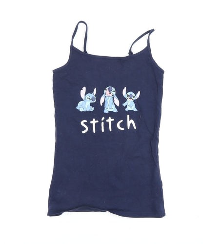 Womens UK Size 6 Disney Blue Camisole Tank