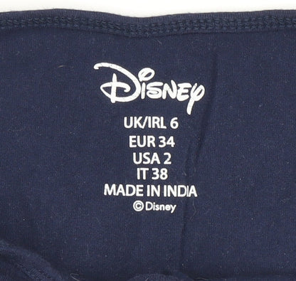 Womens UK Size 6 Disney Blue Camisole Tank
