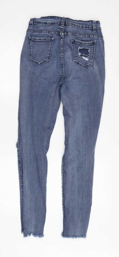 Manière De Voir Women's Blue Skinny Jeans, Size 12